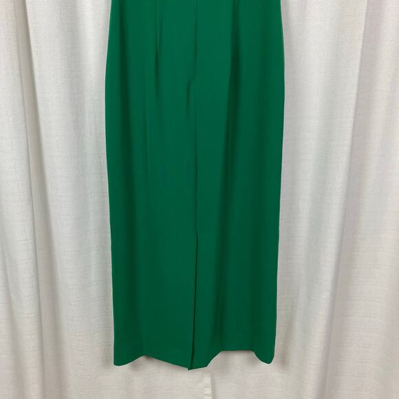 Saloni Tuckernuck Emerald Green Rachel C Sheath Maxi Dress Sz.US8 - Picture 12 of 16